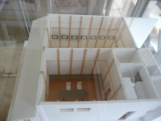 まちなみ展模型上方